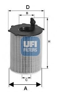 

Масляный фильтр UFI 2514100