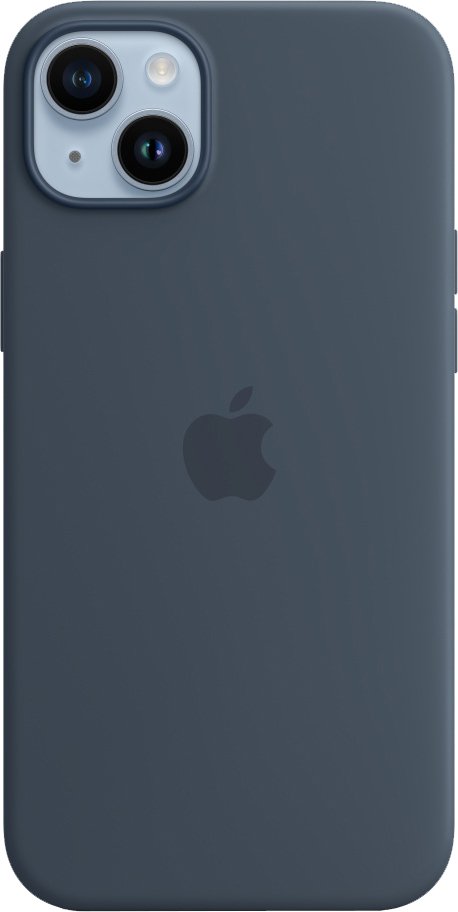 

Чехол для телефона Apple MagSafe Silicone Case для iPhone 14 Plus (синий шторм)