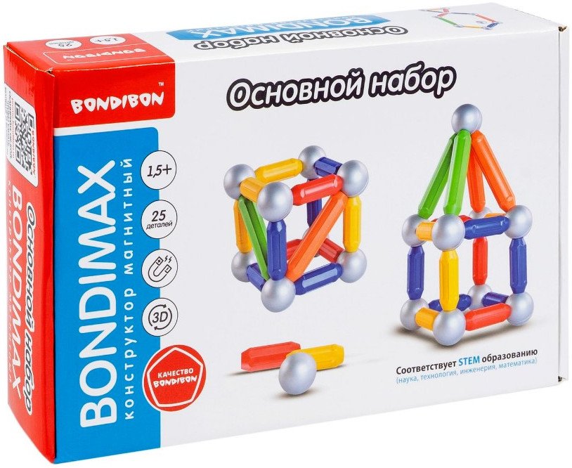 

Магнитный конструктор Bondibon Bondimax ВВ6041