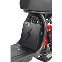 Электроскутер White Siberia CityCoco WS-PRO 2500w 21Ah (с красными брызговиками)
