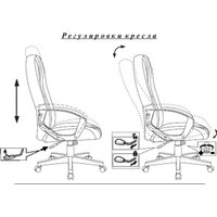 Офисное кресло Бюрократ T-898/3C11BL (черный)