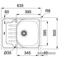 Кухонная мойка Franke OLL 611-63