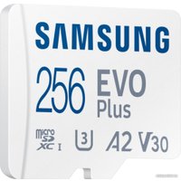 Карта памяти Samsung EVO Plus 2024 microSDXC 256GB (с адаптером)