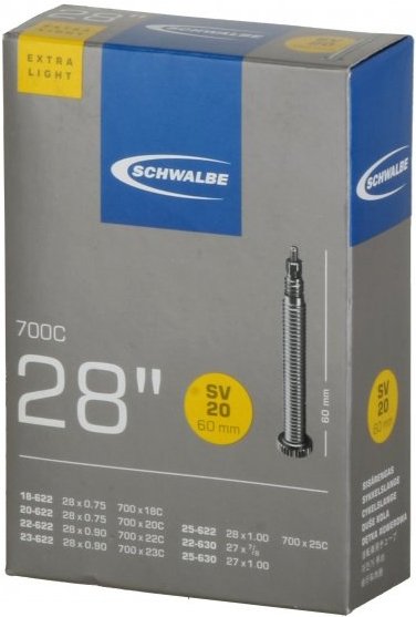

Велокамера Schwalbe SV20 18/25-622/630 27/28x0.75-1.0 [10426363]