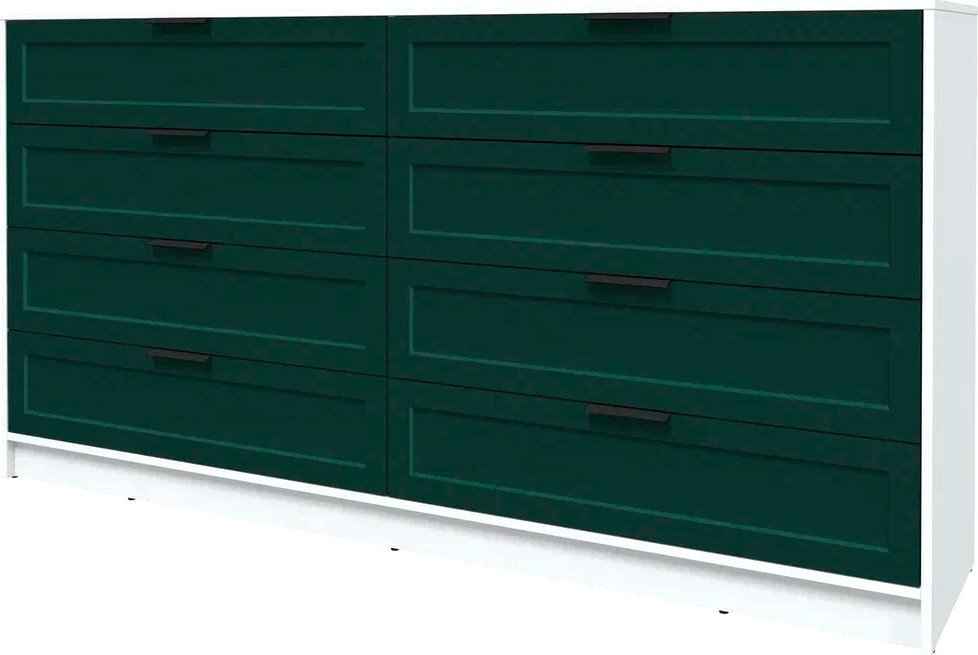 

Комод Интерлиния Концепт Тренд КТ-К197 (белый платинум/изумруд)