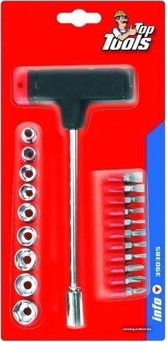 Набор отвертка с битами TopTools A-39D385 21 предмет