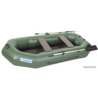Моторно-гребная лодка Лоцман Профи 300 ВНД (зеленый)