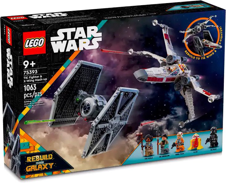 Конструктор LEGO Star Wars 75393 Микс истребителей TIE и X-Wing
