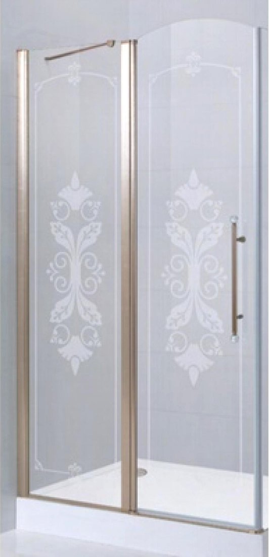 

Душевая дверь Cezares GIUBILEO-60/40-CP-G-L