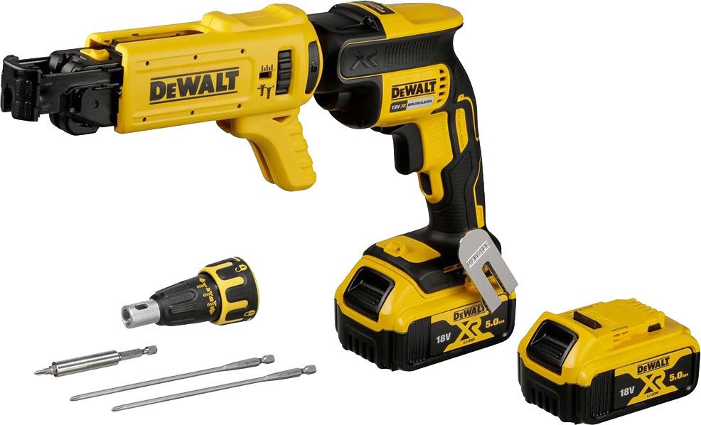 

Шуруповерт для гипсокартона DeWalt DCF620P2K (с 2-мя АКБ, кейс)