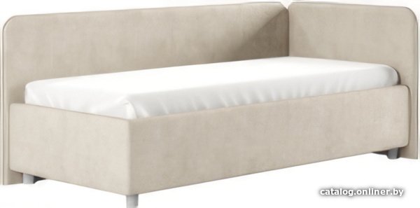 Кровать-тахта Сонум Capri R 90x200 (замша кремовый)