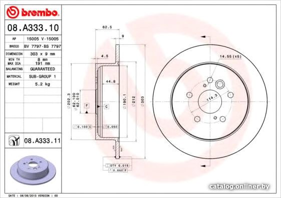 Brembo 08A33310