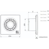 Осевой вентилятор Vortice Punto Filo MF 100/4