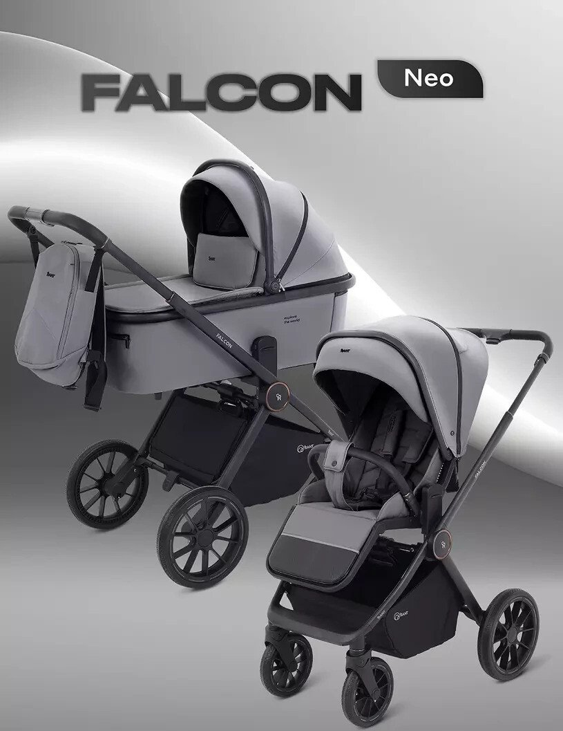 

Универсальная коляска Rant Falcon Neo RA108 (2 в 1, серый)