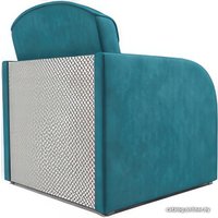 Кресло-кровать Мебель-АРС Малютка (бархат, сине-зеленый Star Velvet 43 Black Green)