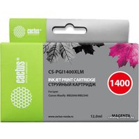 Картридж CACTUS CS-PGI1400XLM (аналог Canon PGI-1400XL M)