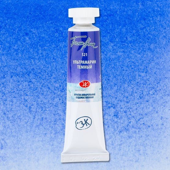 

Акварельная краска Невская палитра Белые ночи 1901521 (10 мл, 521 ультрамарин темный)