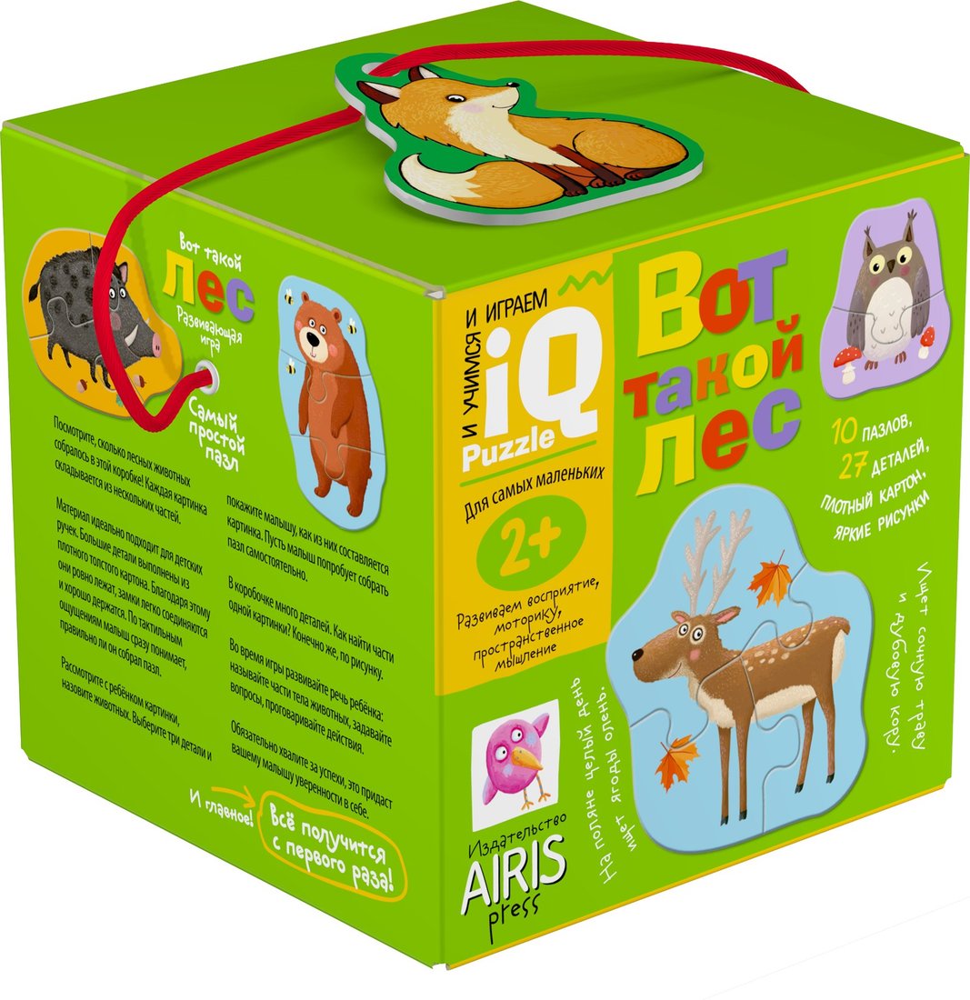 

Развивающая игра Айрис-Пресс Для самых маленьких 2+. Вот такой лес 9785811284122