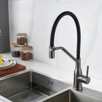 Смеситель Shevanik S343T-3 (оружейная сталь)