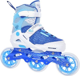 Роликовые коньки Tempish Nerrow 3 31-34 (белый/голубой)