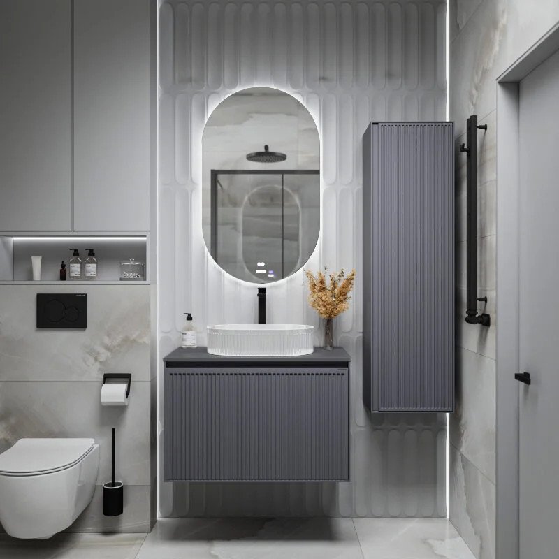 

Grossman Тумба под умывальник Кристалл-80 108043