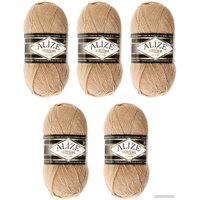 Пряжа для вязания Alize Superlana 05 (280 м, бежевый, 5 мотков)
