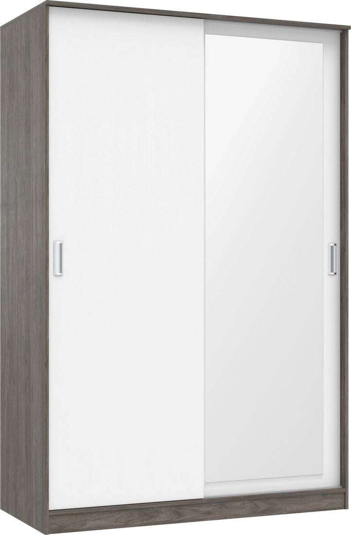 

Шкаф-купе Кортекс-мебель Лагуна ШК02-01 (орех элия/белый)