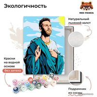 Картина по номерам Red Panda Лионель Месси p55010