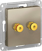 Розетка акустическая Systeme Electric AtlasDesign ATN000587