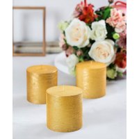 Набор свечей Мелт 75 мм (3 шт, золотой)