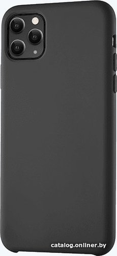 Чехол для телефона uBear Silicone Touch Case для iPhone 11 Pro Max (черный)