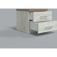 Тумба Миркомодоф Твин 7 (дуб крафт белый/дуб винтаж оксид)