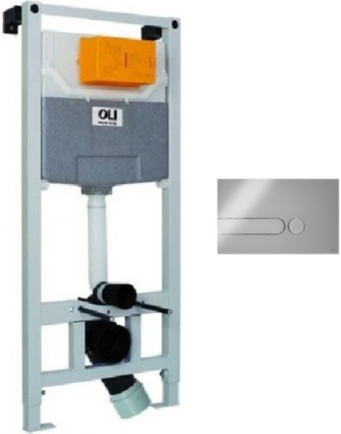 

Инсталляция для унитаза OLI 120 Plus 099949 + 670004 (хром)
