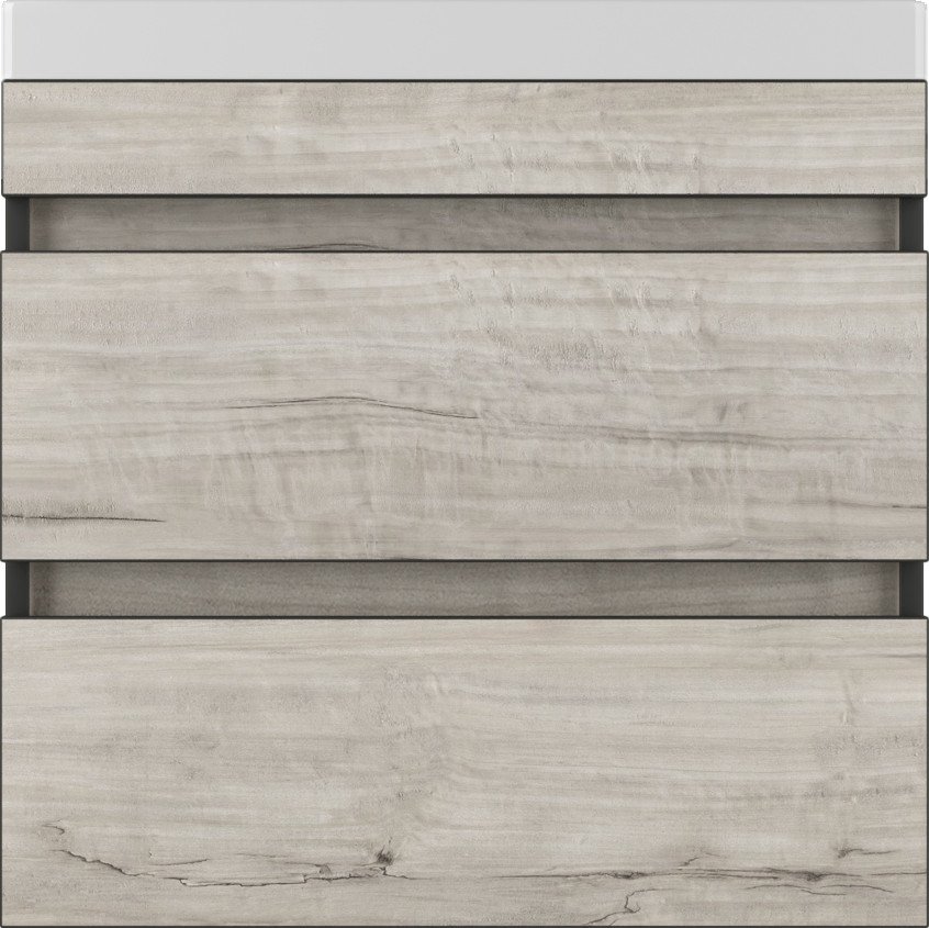 

Style Line Тумба под умывальник Берлин 50см 2 ящика Plus (подвесная)