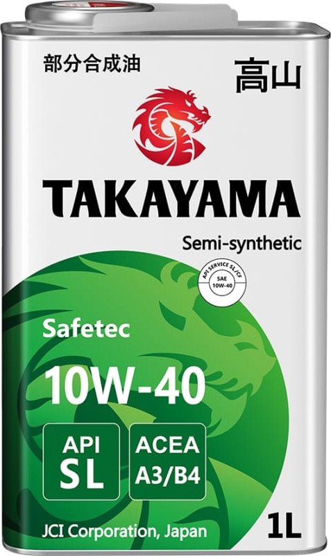 

Моторное масло Takayama Safetec 10W-40 A3/B4 SL 1л