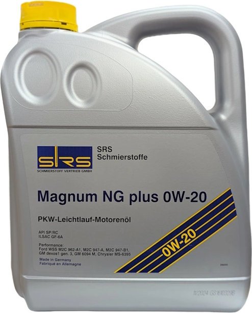 

Моторное масло SRS MAGNUM NG PLUS 0W-20 4л