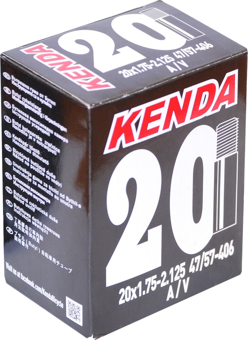 

Велокамера KENDA Universal 47/57-406 20"x1.75-2.125" [511307]