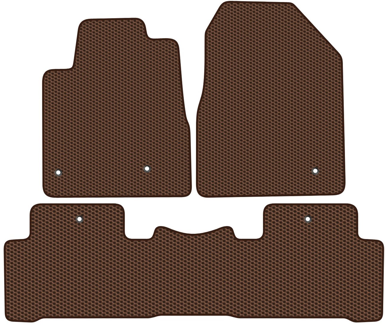 

Комплект ковриков для авто Alicosta Honda Pilot (suv / YF4) 2008 - 2015 (коричневый, сота)