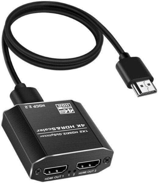 Разветвитель USBTOP 1x2 HDMI 2.0b - 4K 60Гц 559659