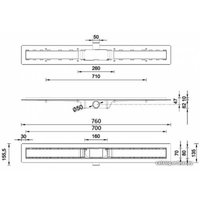 Трап/канал Styron STY-M-70