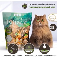 Наполнитель для туалета EliteCat Chrysolite Crystal Green Tea 3.8 л