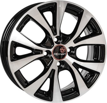 Литые диски Remain R161 15x6" 4x100мм DIA 54.1мм ET 46мм Алмаз черный