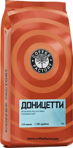 Кофе Coffee Factory Craft Доницетти в зернах 1000 г