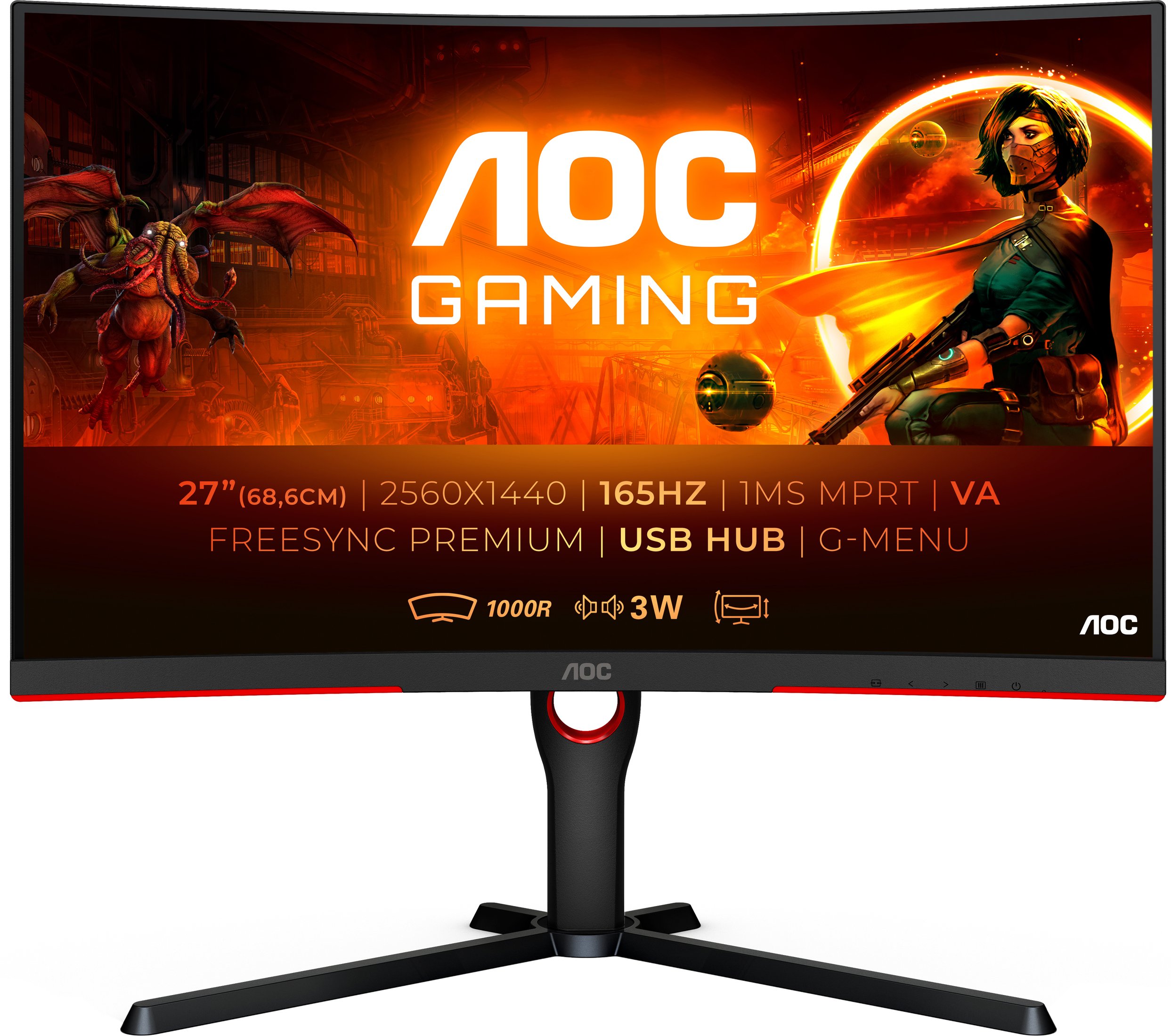 

Игровой монитор AOC CQ27G3SU