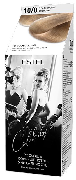 

Крем-краска для волос Estel Celebrity 10/0 платиновый блондин