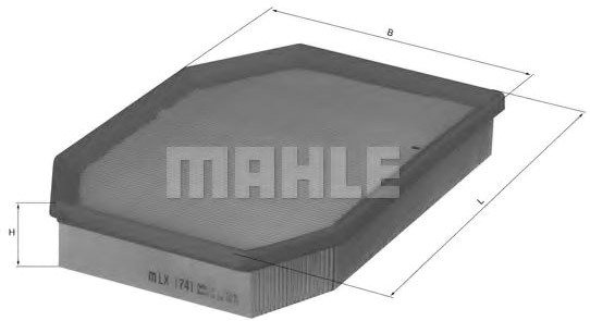 

Воздушный фильтр Mahle Knecht LX1741