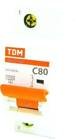 

Выключатель автоматический TDM Electric ВА 47-100 1Р 63А (D) 10кА SQ0207-0009