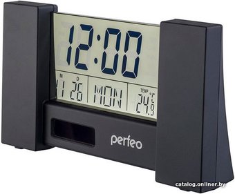 Настольные часы Perfeo City PF-S2056 (черный)