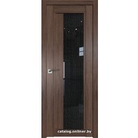 Межкомнатная дверь ProfilDoors 2.72XN L 60x200 (салинас темный/стекло дождь черный)