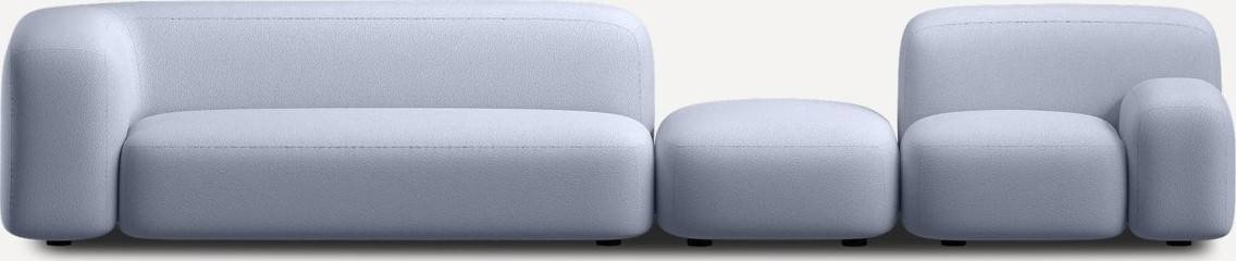 

Модульный диван Divan Риббл-4 Bucle Lilac 221077 (фиолетовый)